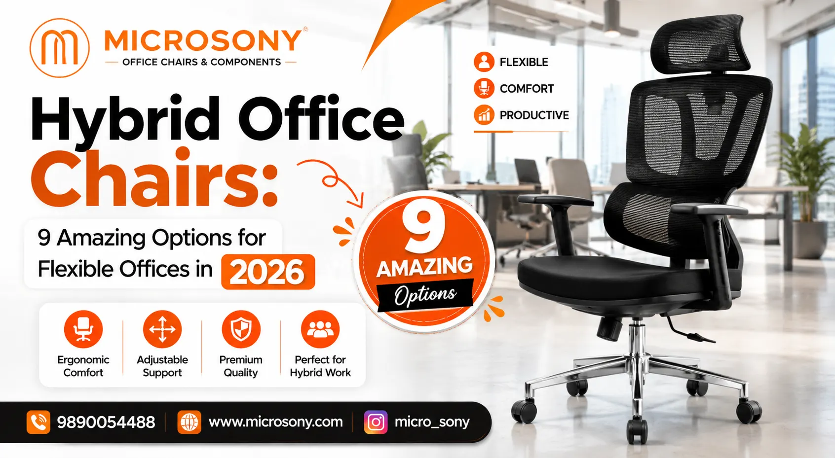 hybrid office chairs