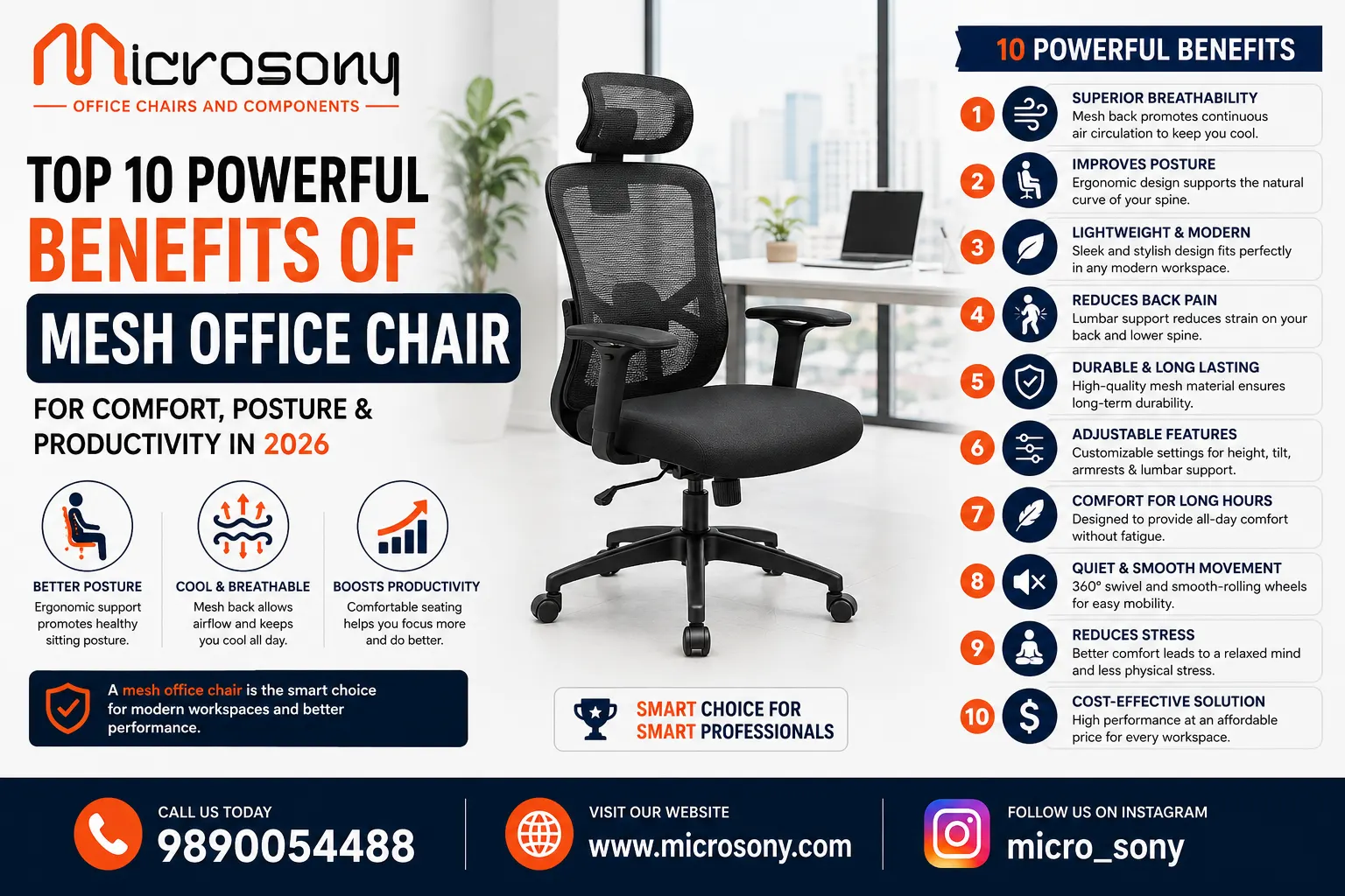 mesh office chair