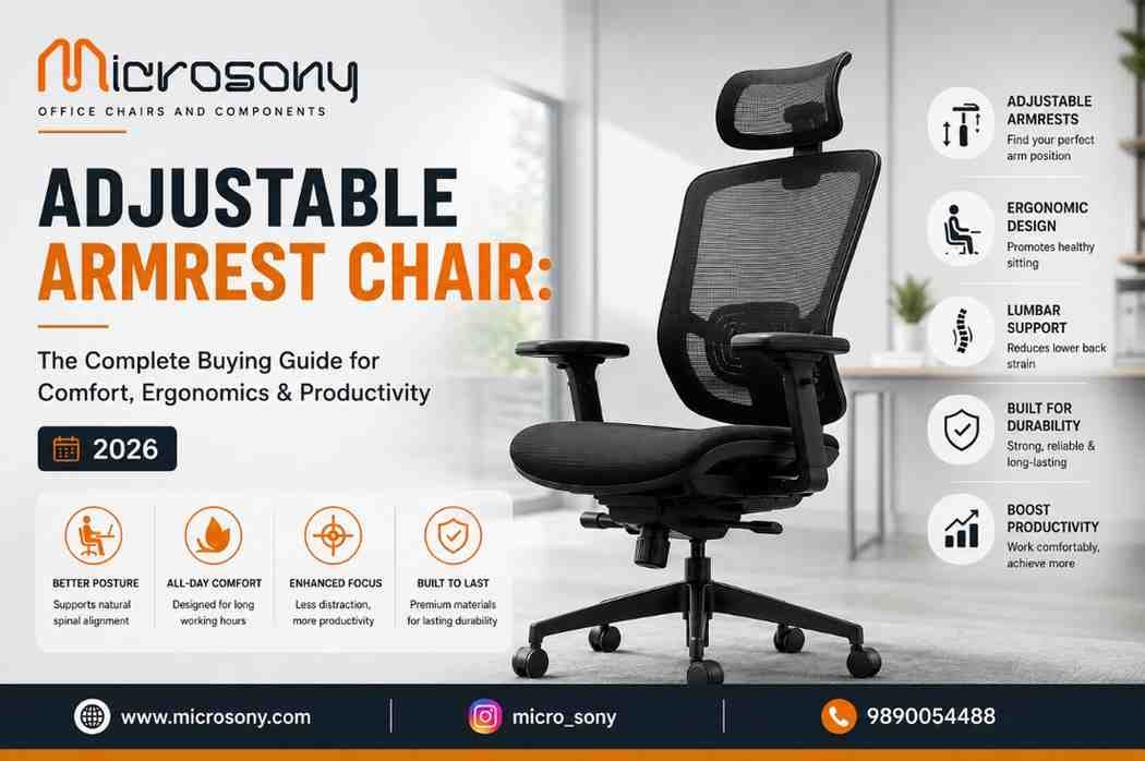 Adjustable Armrest Chair
