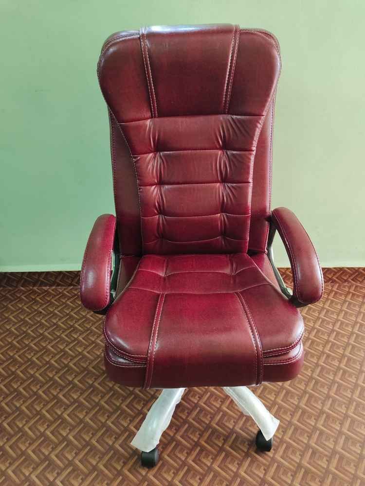 Office chairs in a real workplace setting